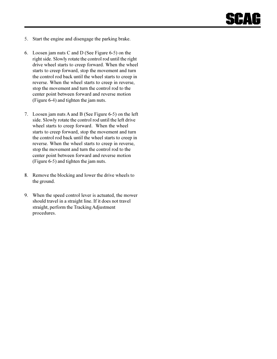Scag Power Equipment SCAG SCR User Manual | Page 27 / 75