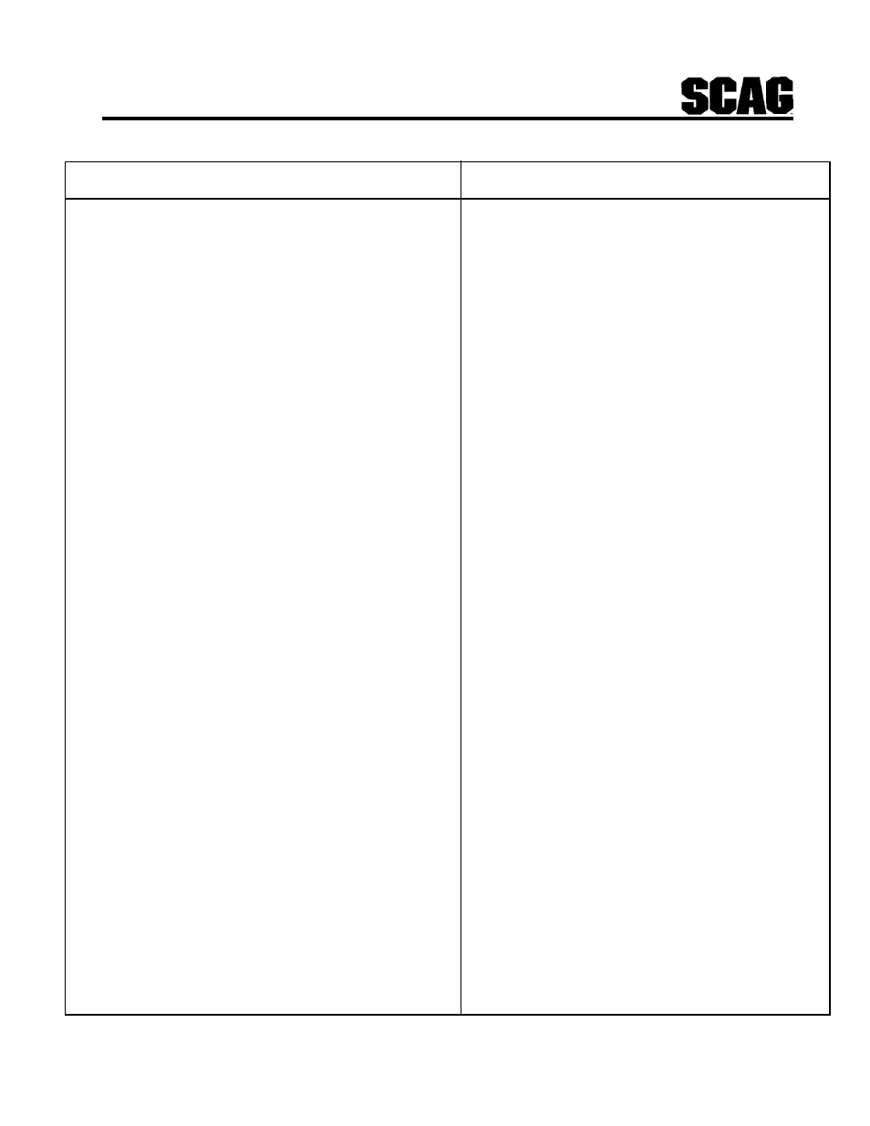 Sheet metal | Scag Power Equipment SCAG SCR User Manual | Page 47 / 75