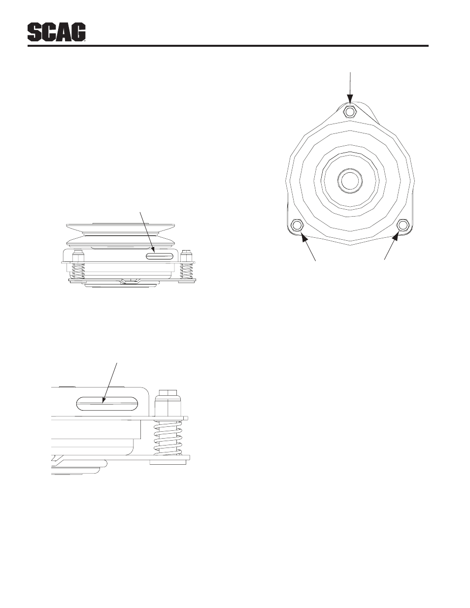6 electric clutch adjustment | Scag Power Equipment SW32-15KAI User Manual | Page 26 / 76