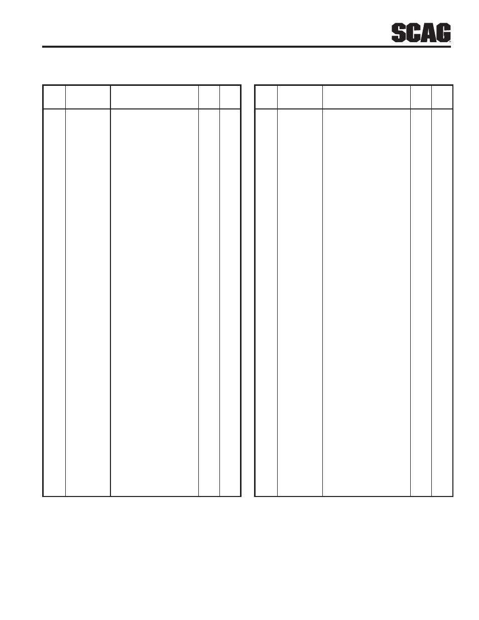 Requires welding onto chassis | Scag Power Equipment SW32-15KAI User Manual | Page 41 / 76