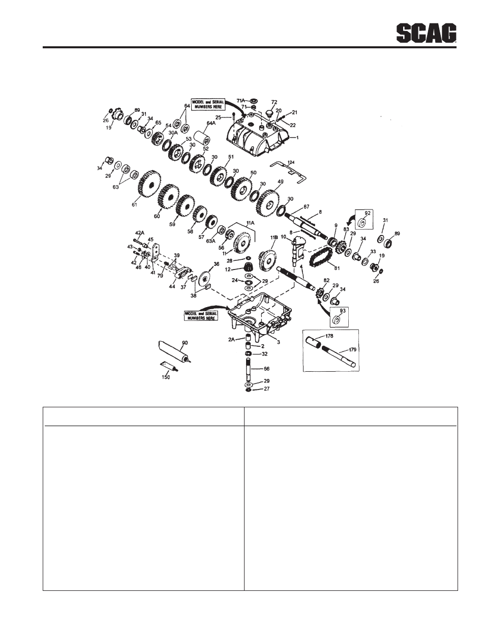 Peerless transmission 700-070 | Scag Power Equipment SW32-15KAI User Manual | Page 45 / 76
