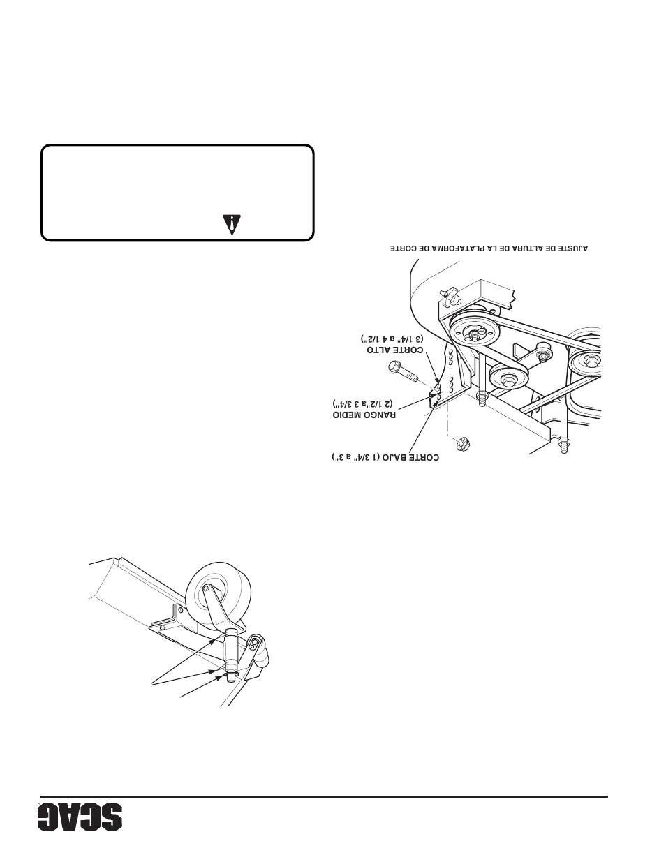 Adver tencia | Scag Power Equipment SW32-15KAI User Manual | Page 62 / 76
