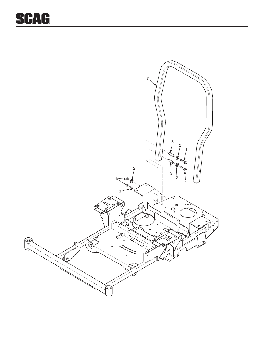 Sfz roll-over protection system | Scag Power Equipment FREEDOM Z SFZ48-26BS User Manual | Page 52 / 69