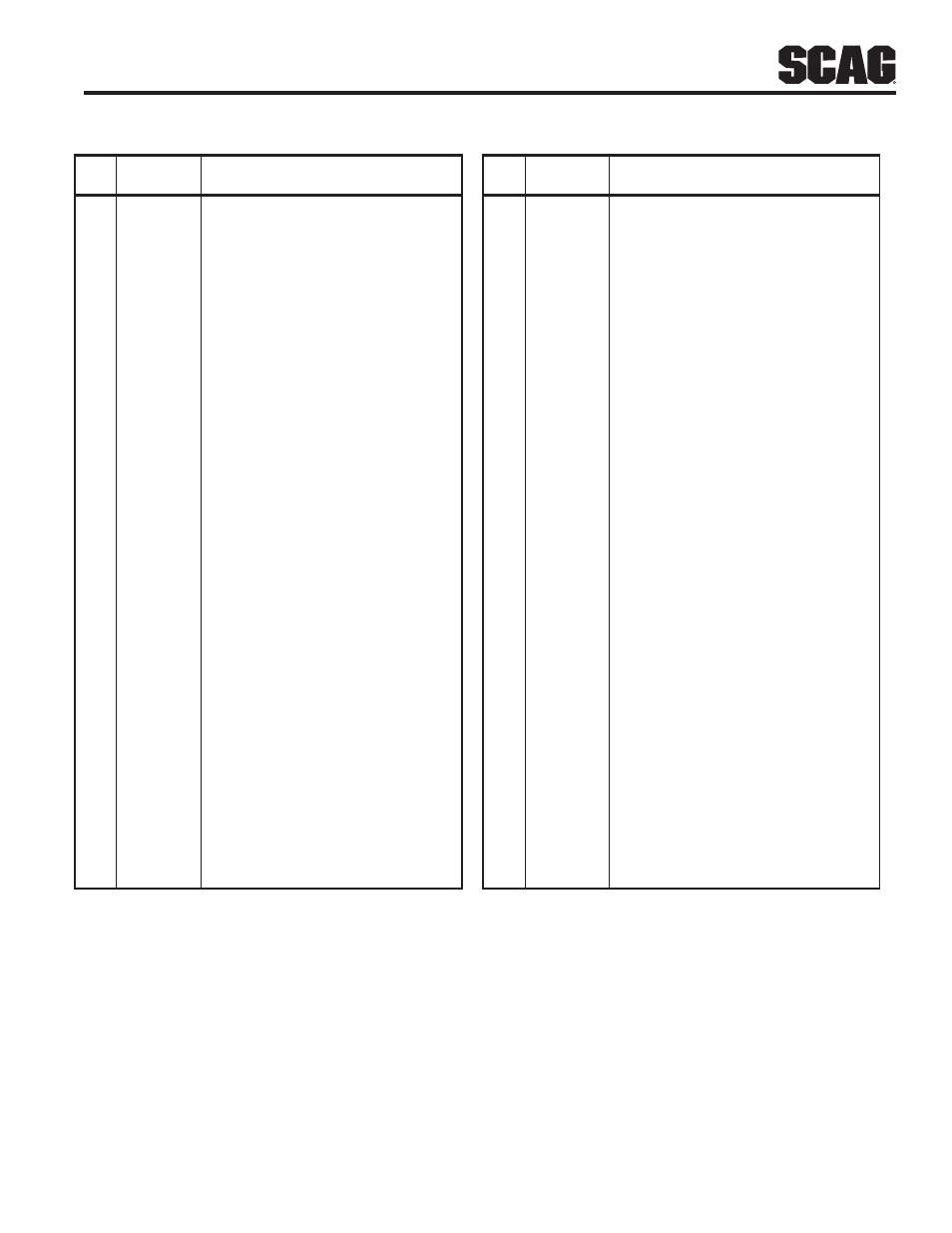 Scag Power Equipment FREEDOM Z SFZ48-26BS User Manual | Page 63 / 69