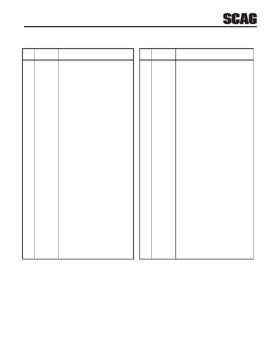 Scag Power Equipment FREEDOM Z SFZ48-26BS User Manual | Page 65 / 69