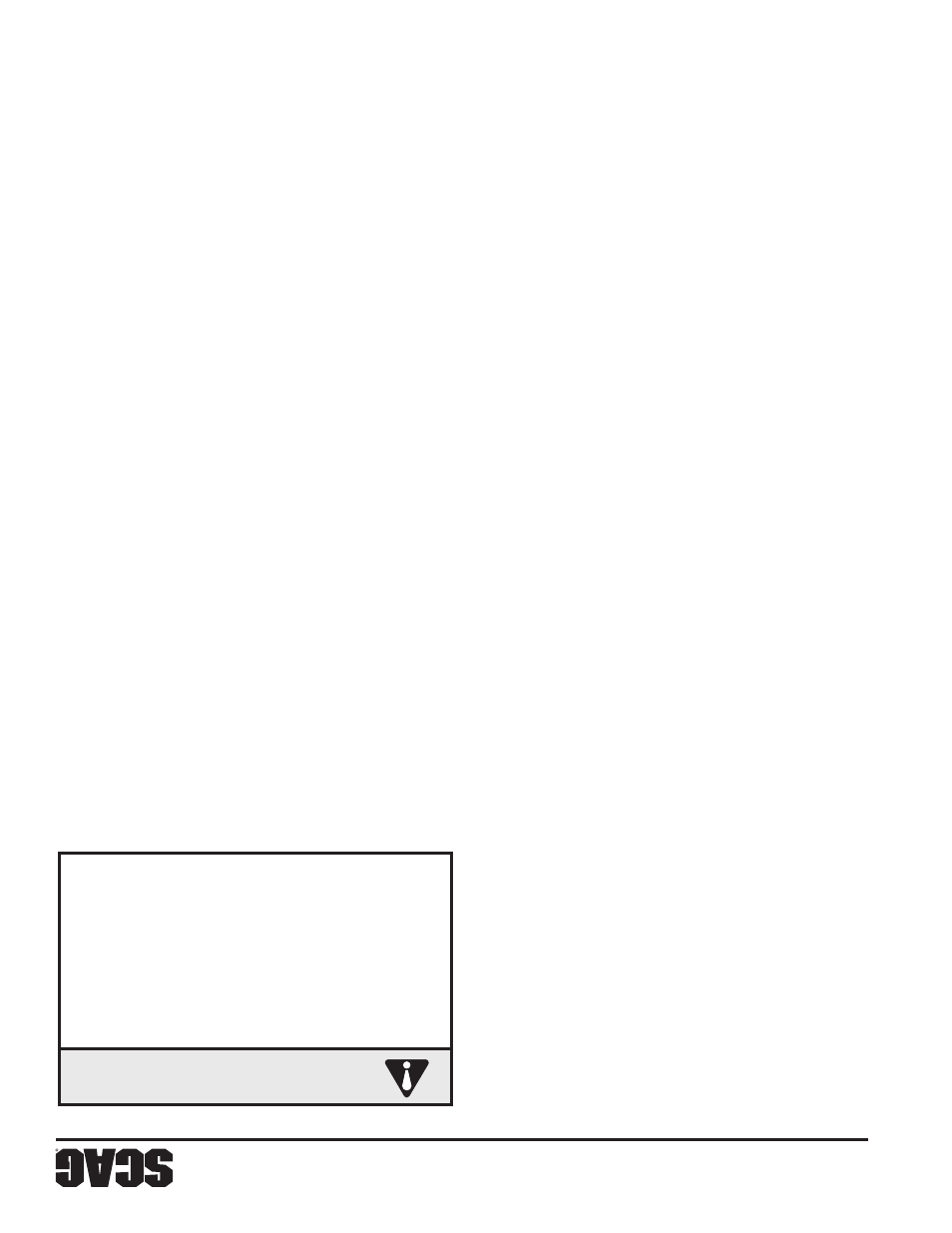 Ad ve rte ncia, Sección 2 | Scag Power Equipment WILDCAT STWC48V-25CV User Manual | Page 110 / 122