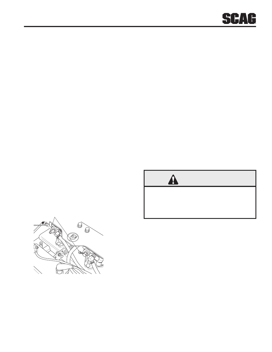 2 safety interlock system, 3 initial run-in procedures, Warning | Scag Power Equipment WILDCAT STWC48V-25CV User Manual | Page 17 / 122