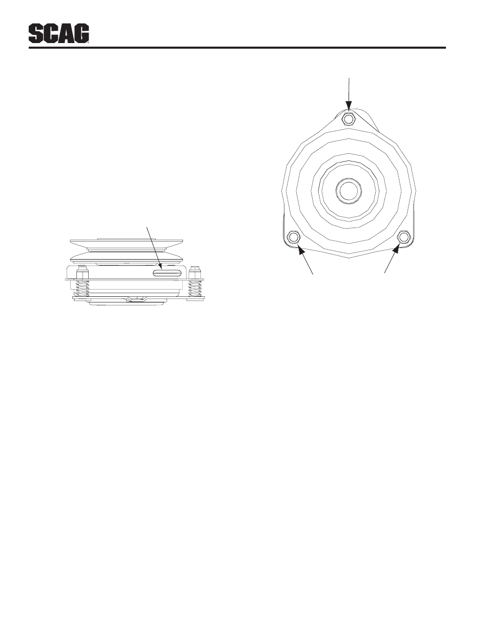8 electric clutch adjustment | Scag Power Equipment WILDCAT STWC48V-25CV User Manual | Page 32 / 122