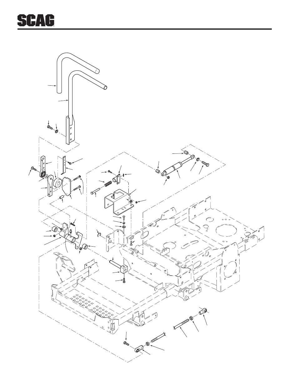 Steering components | Scag Power Equipment WILDCAT STWC48V-25CV User Manual | Page 60 / 122