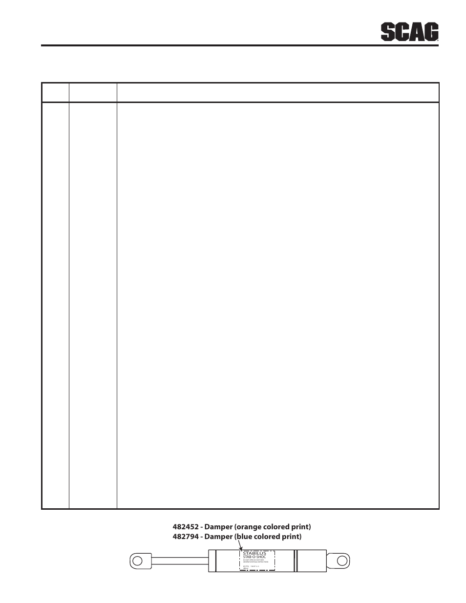 Steering components | Scag Power Equipment WILDCAT STWC48V-25CV User Manual | Page 61 / 122