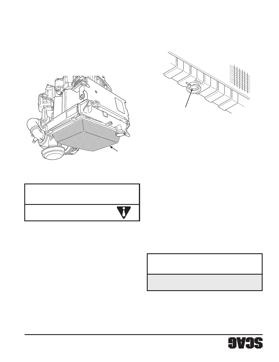 Precau ció n, Ad vertencia, Sección 7 | Scag Power Equipment WILDCAT STWC48V-25CV User Manual | Page 79 / 122