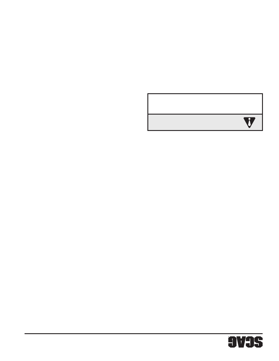 Adver tencia, Sección 6 | Scag Power Equipment WILDCAT STWC48V-25CV User Manual | Page 93 / 122
