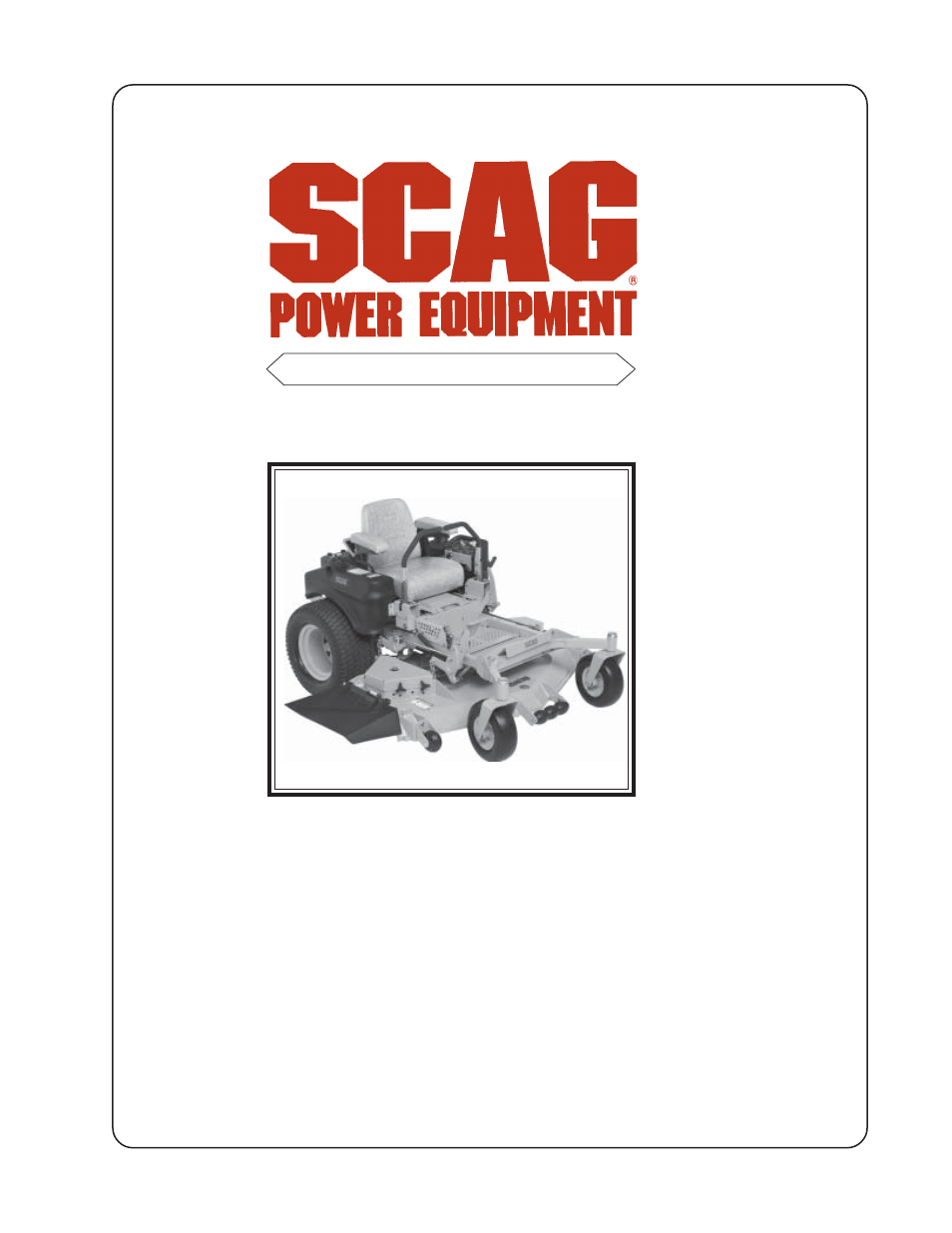 Scag Power Equipment STWC User Manual | 106 pages