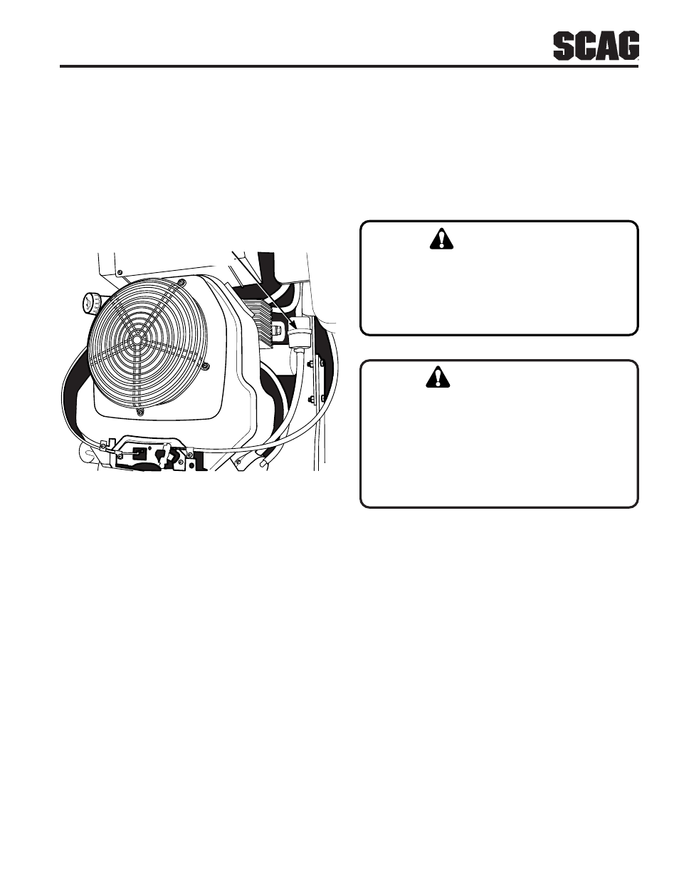Warning | Scag Power Equipment STWC User Manual | Page 37 / 106