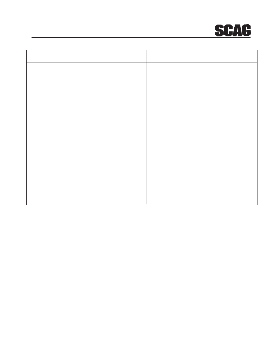 Sheet metal components | Scag Power Equipment STWC User Manual | Page 47 / 106