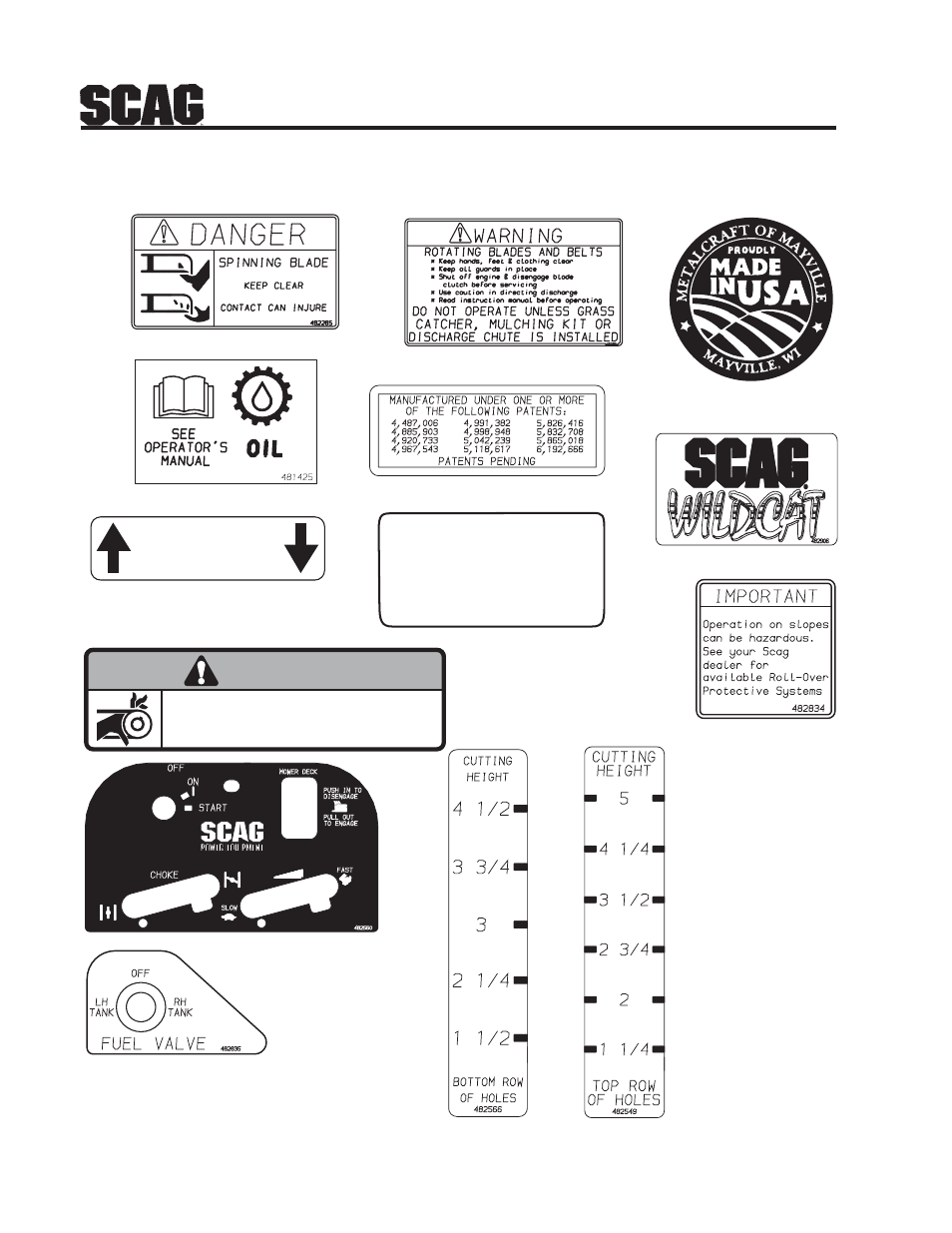 Heavy-duty commercial, Warning | Scag Power Equipment STWC User Manual | Page 62 / 106