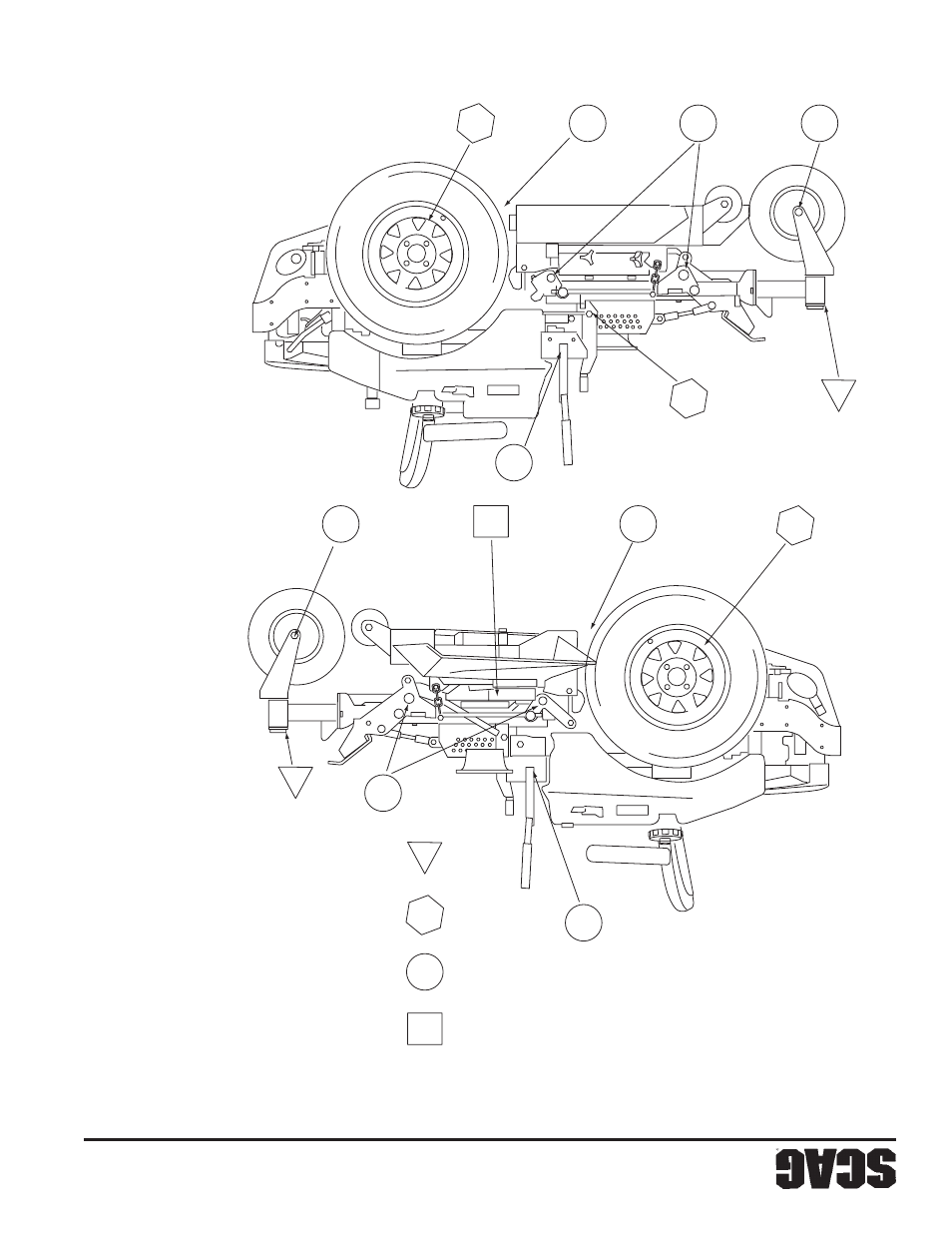 30 sección 7 | Scag Power Equipment STWC User Manual | Page 73 / 106