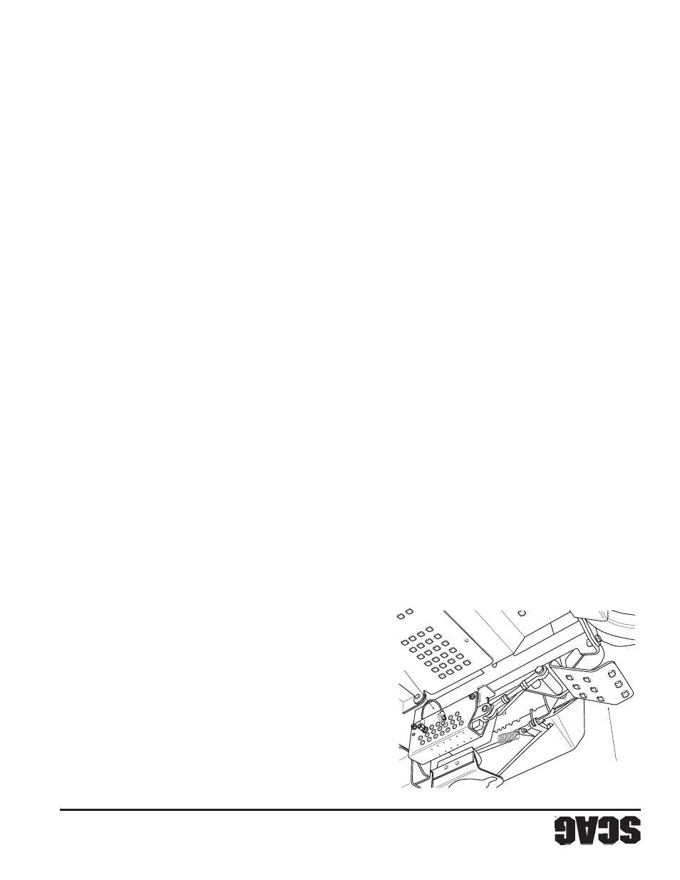 18 sección 4, 14 remolque (a ccesorio de enganche opcional), Figura 4-5 ajuste de altura de corte | Scag Power Equipment STWC User Manual | Page 85 / 106
