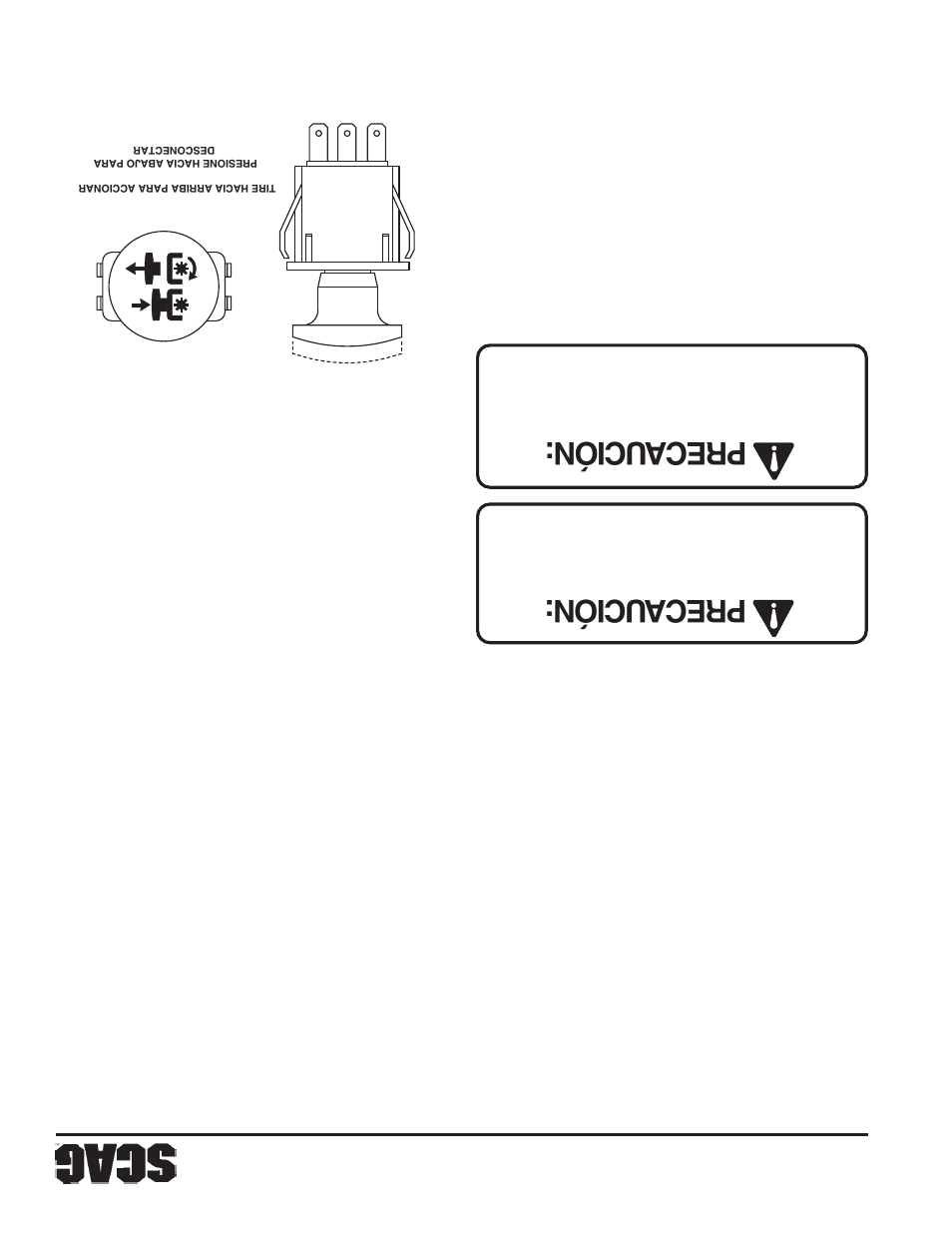 Precaución, 15 sección 4 | Scag Power Equipment STWC User Manual | Page 88 / 106