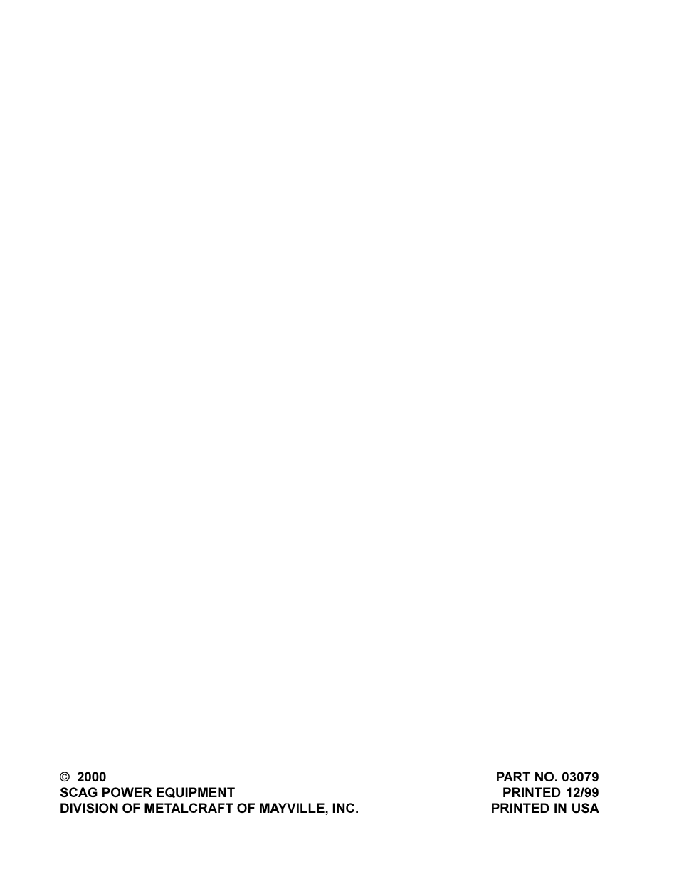 Scag Power Equipment STC User Manual | Page 64 / 64