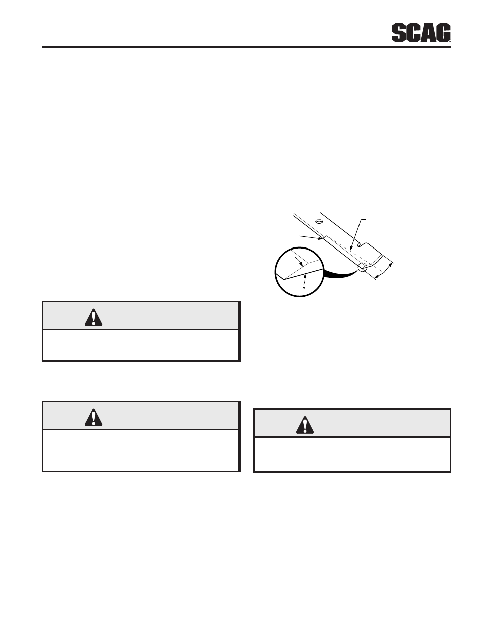 8 drive belts, 9 cutter blades, Warning | Scag Power Equipment STC48V26BS User Manual | Page 39 / 117