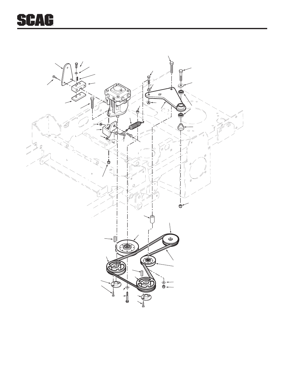 Drive system components | Scag Power Equipment STC48V26BS User Manual | Page 54 / 117