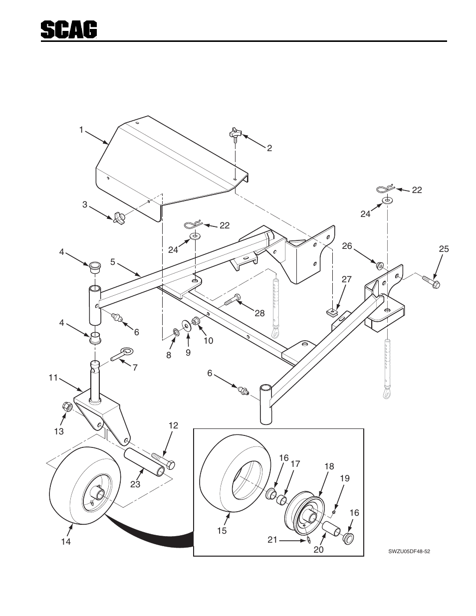 Scag Power Equipment SWZU User Manual | Page 34 / 92