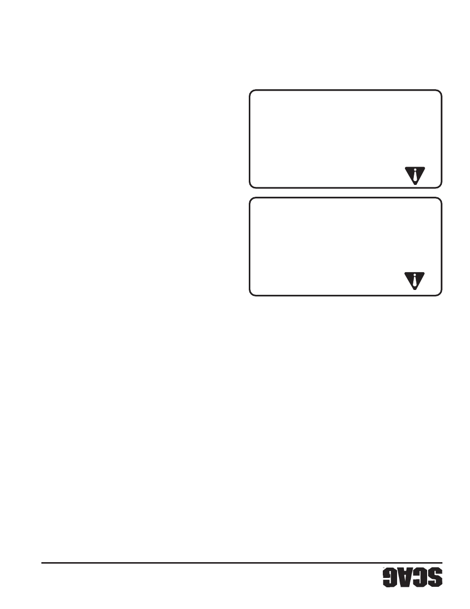 Adver tencia: adver tencia | Scag Power Equipment SWZU User Manual | Page 81 / 92