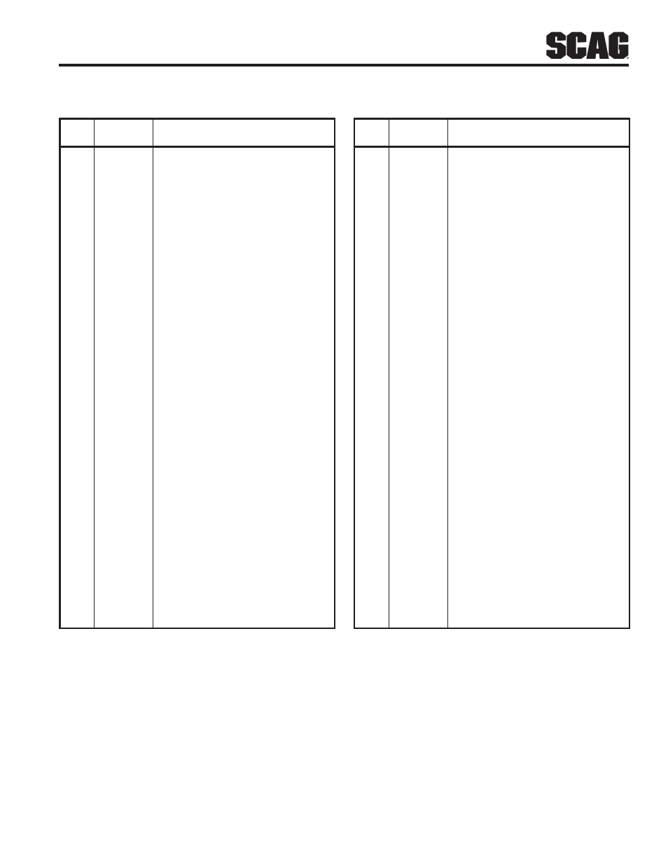 Scag Power Equipment STT61V-25KBD-SS User Manual | Page 55 / 114