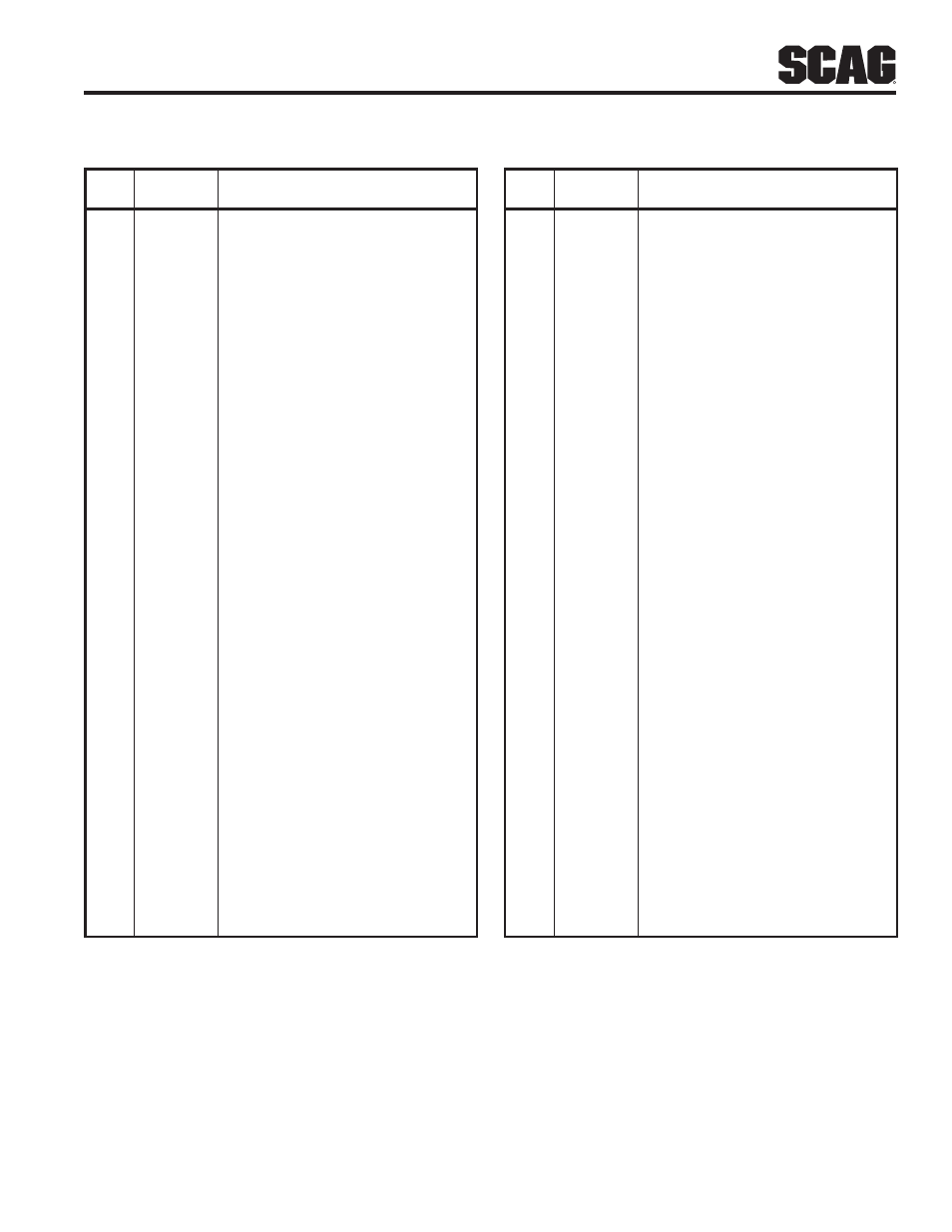 Scag Power Equipment STT61V-25KBD-SS User Manual | Page 59 / 114