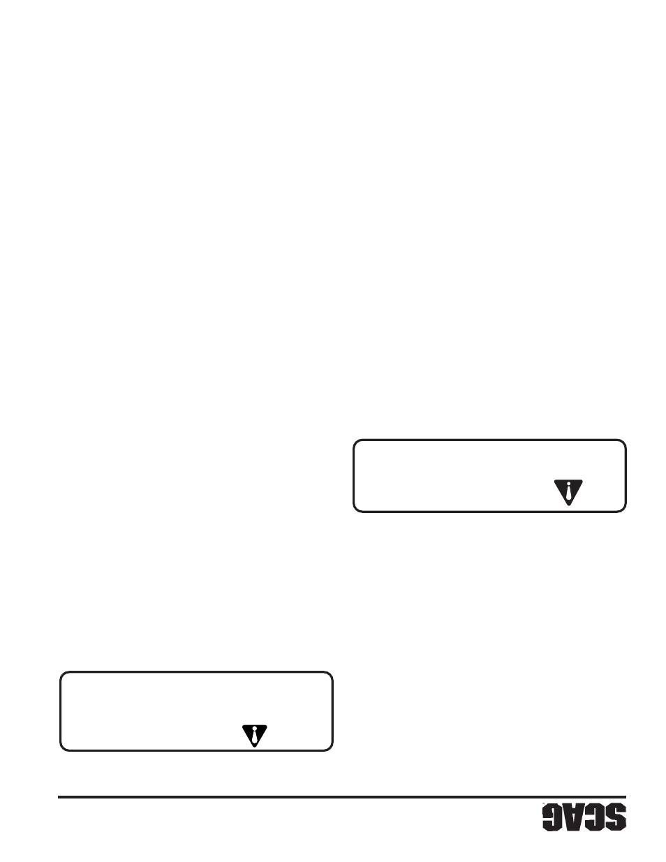 Preca ución, Caution | Scag Power Equipment STT61V-25KBD-SS User Manual | Page 71 / 114