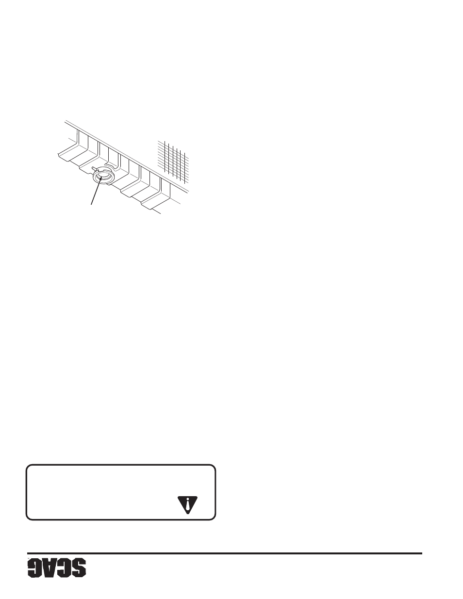 Adver tencia, Sección 7 39 | Scag Power Equipment STT61V-25KBD-SS User Manual | Page 72 / 114