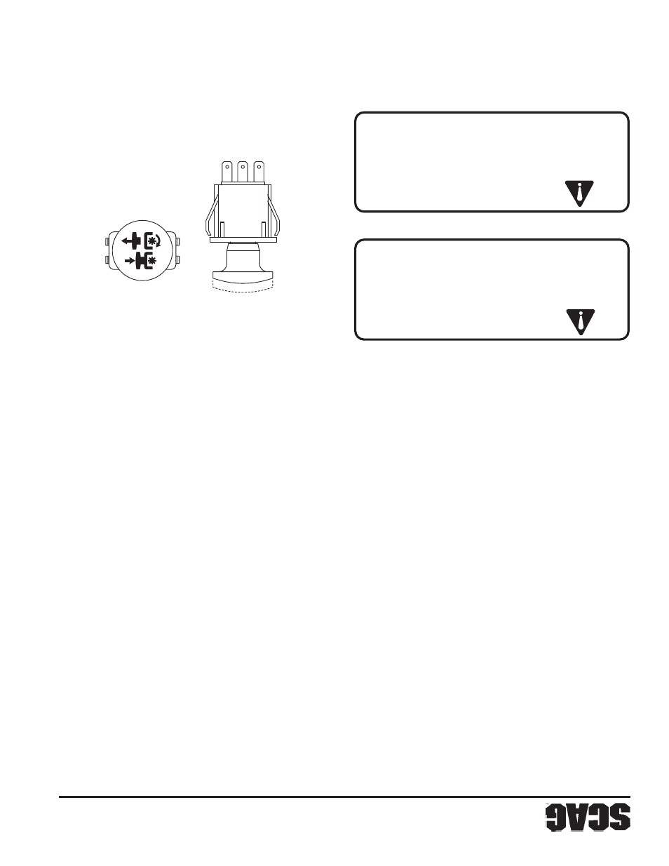 Preca ución | Scag Power Equipment STT61V-25KBD-SS User Manual | Page 95 / 114