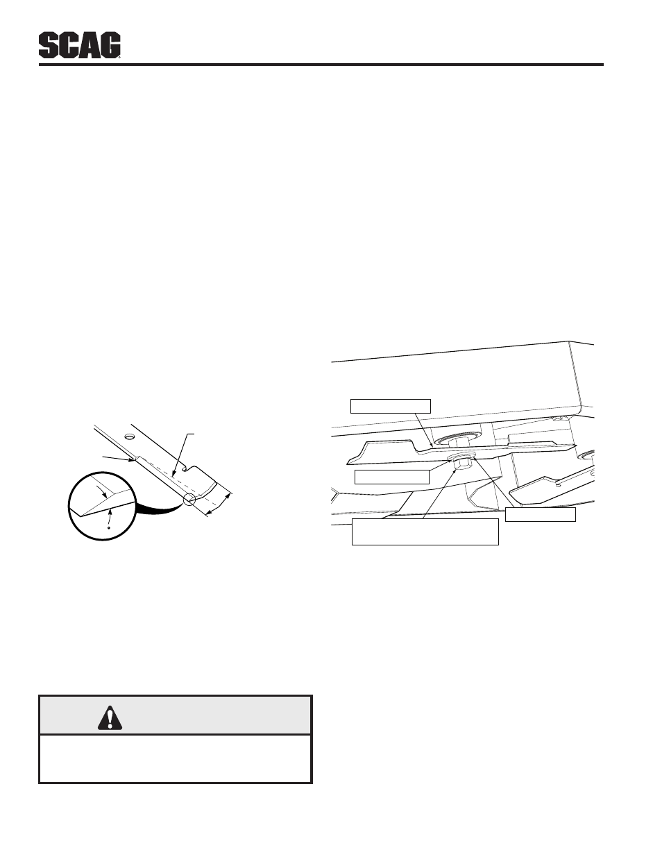 8 tires, Warning | Scag Power Equipment SFW36-16BV User Manual | Page 30 / 48