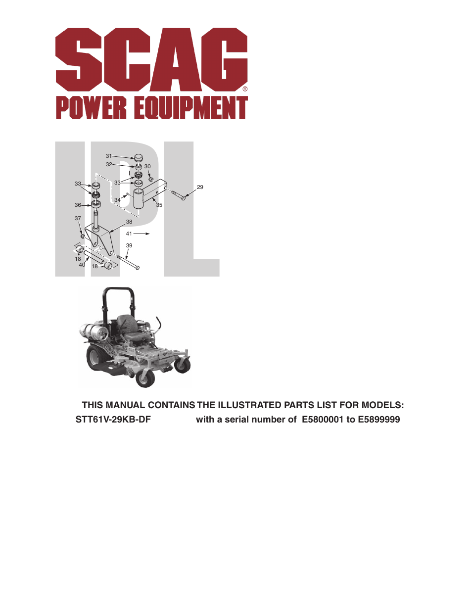 Scag Power Equipment TURF TIGER 6201 User Manual | 28 pages