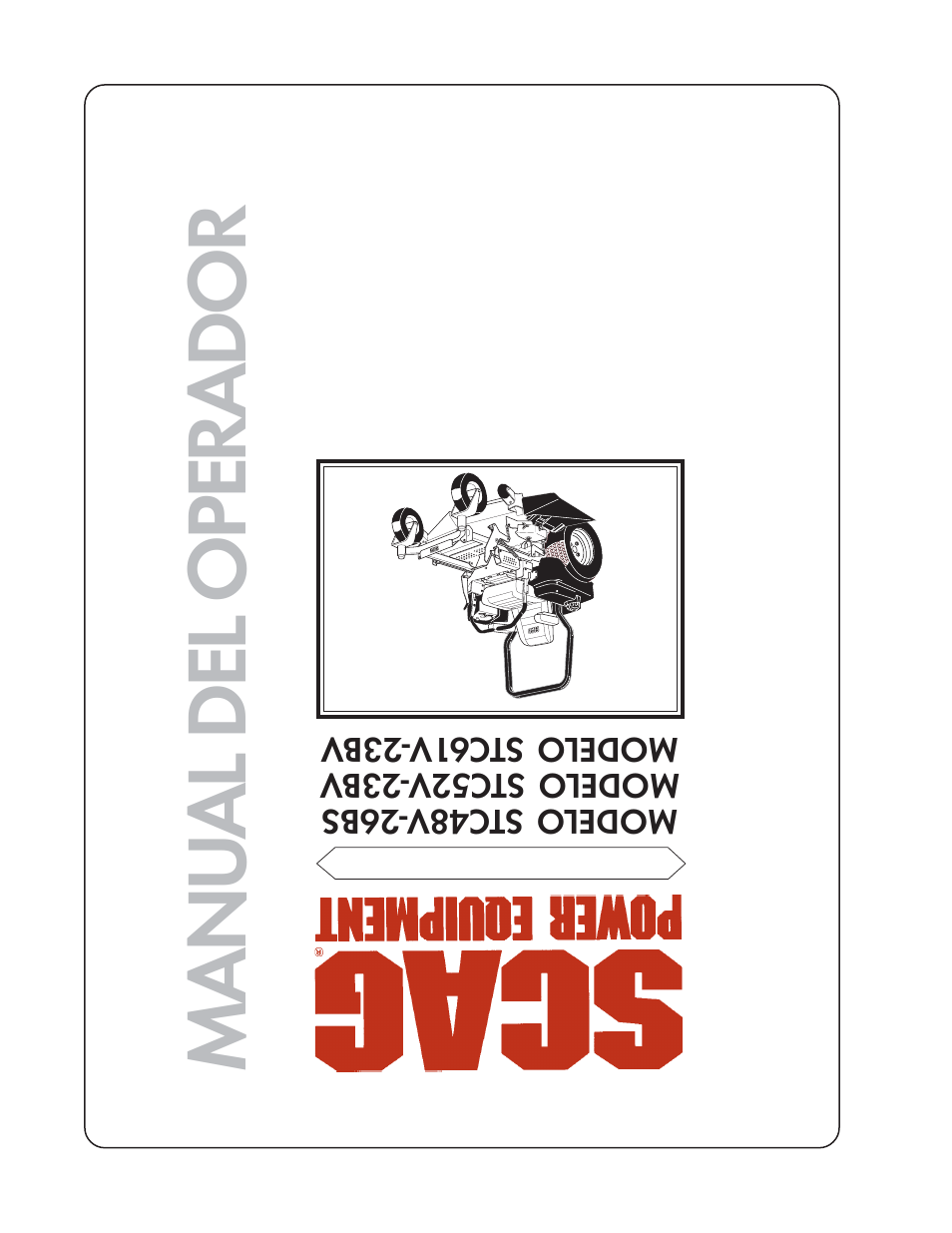 Manu al del operador | Scag Power Equipment STC52V-23BV  EN User Manual | Page 110 / 110
