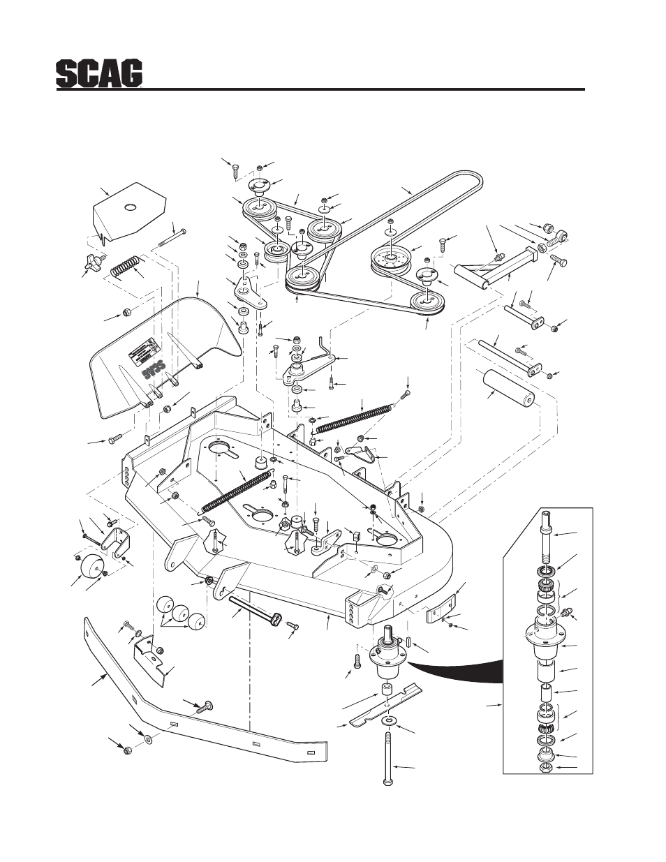Scag Power Equipment STC52V-23BV  EN User Manual | Page 44 / 110