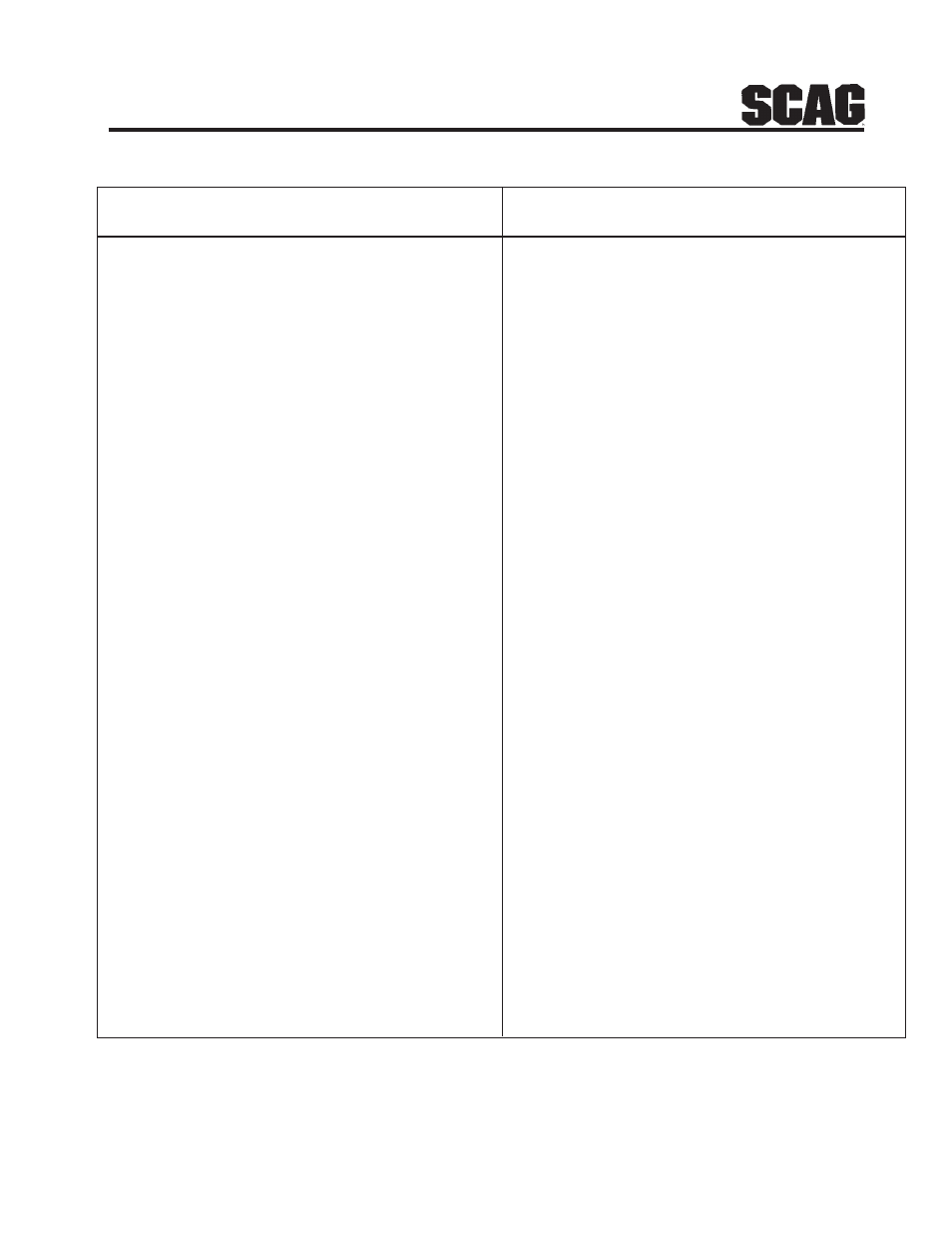 Scag Power Equipment STC52V-23BV  EN User Manual | Page 45 / 110