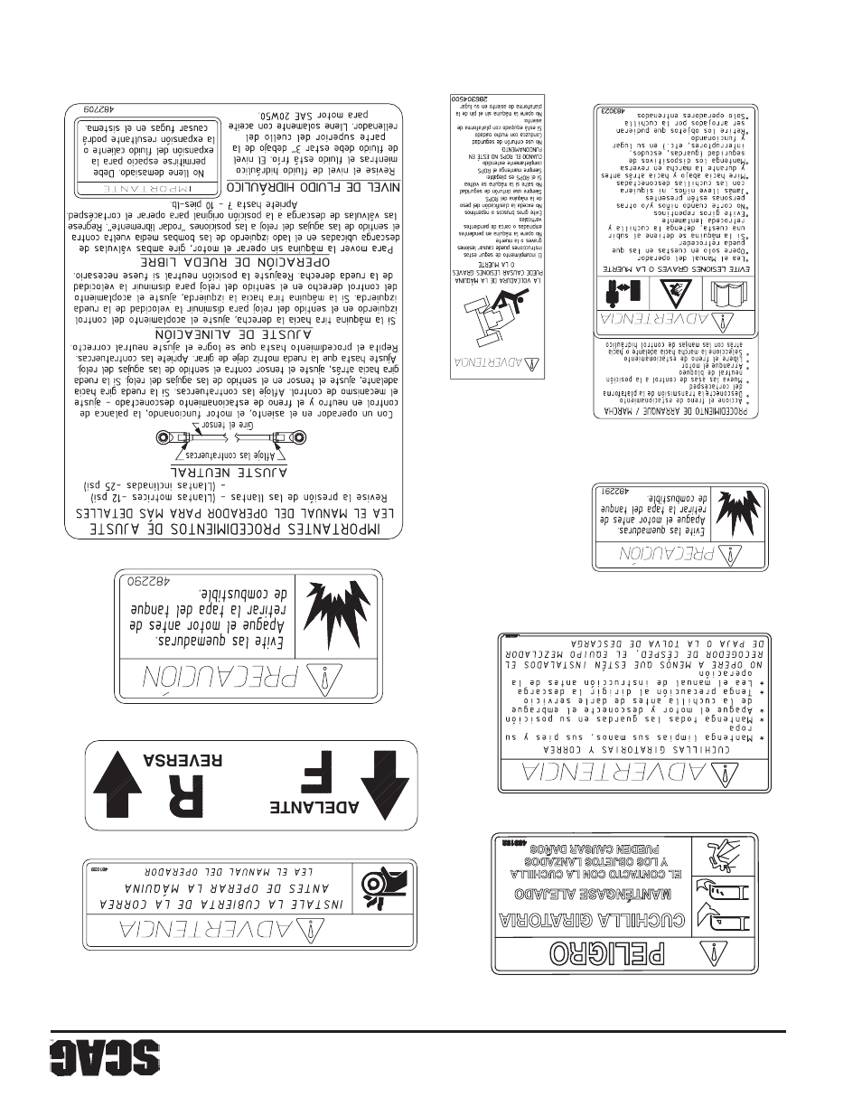 9sección 2 | Scag Power Equipment STC52V-23BV  EN User Manual | Page 98 / 110