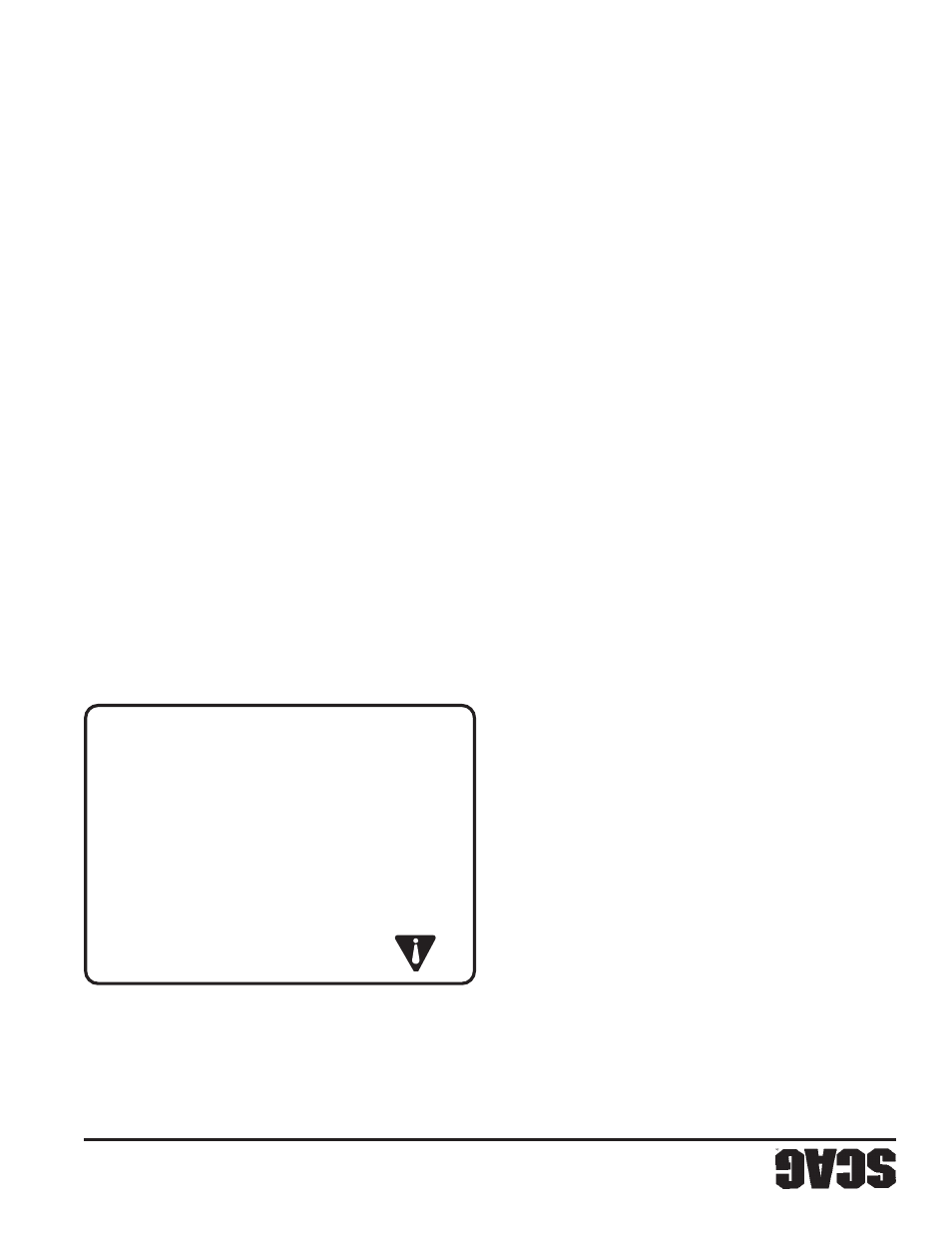 Adver tencia | Scag Power Equipment STC52V-23BV  EN User Manual | Page 99 / 110