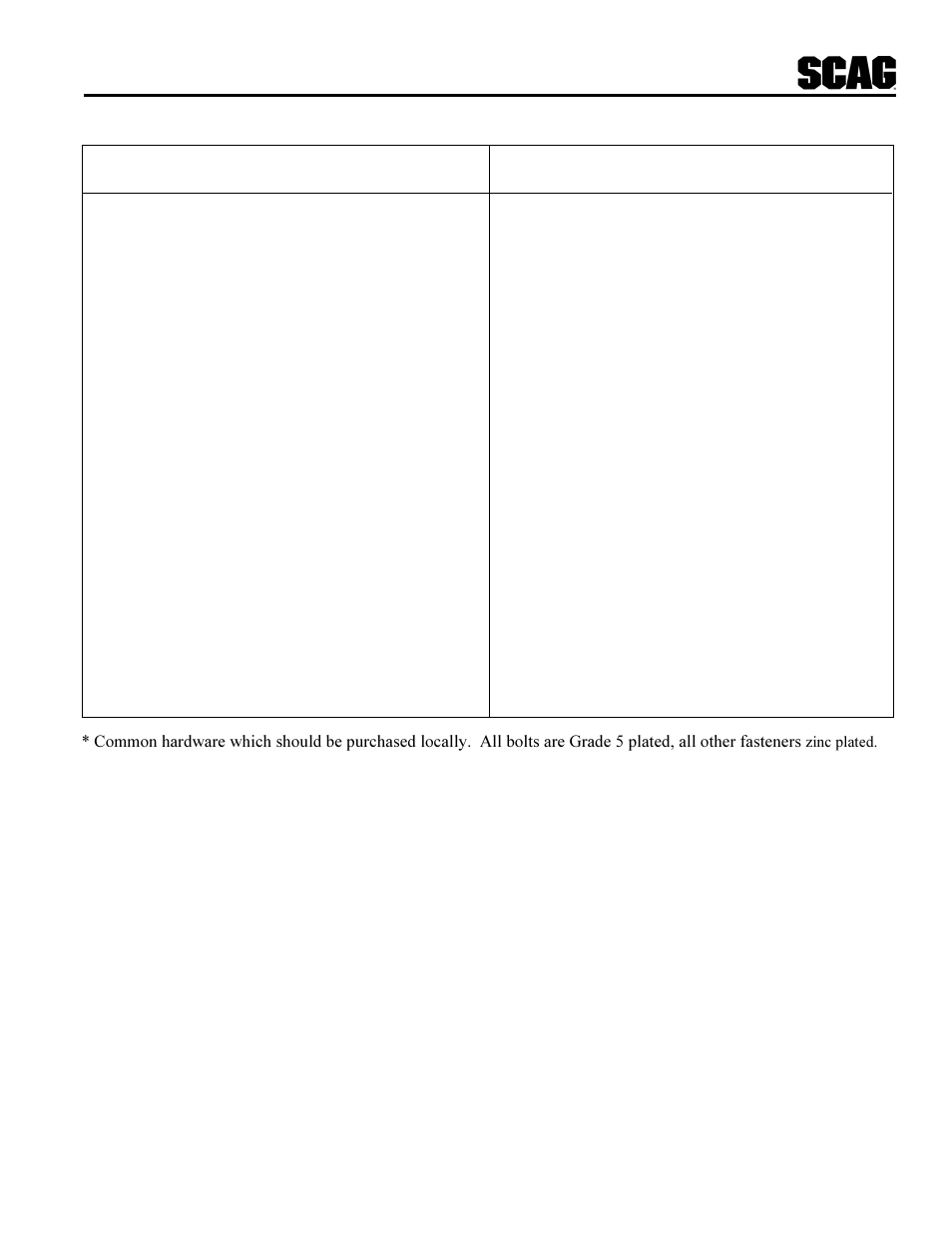 36" cutter deck | Scag Power Equipment SWU User Manual | Page 21 / 40