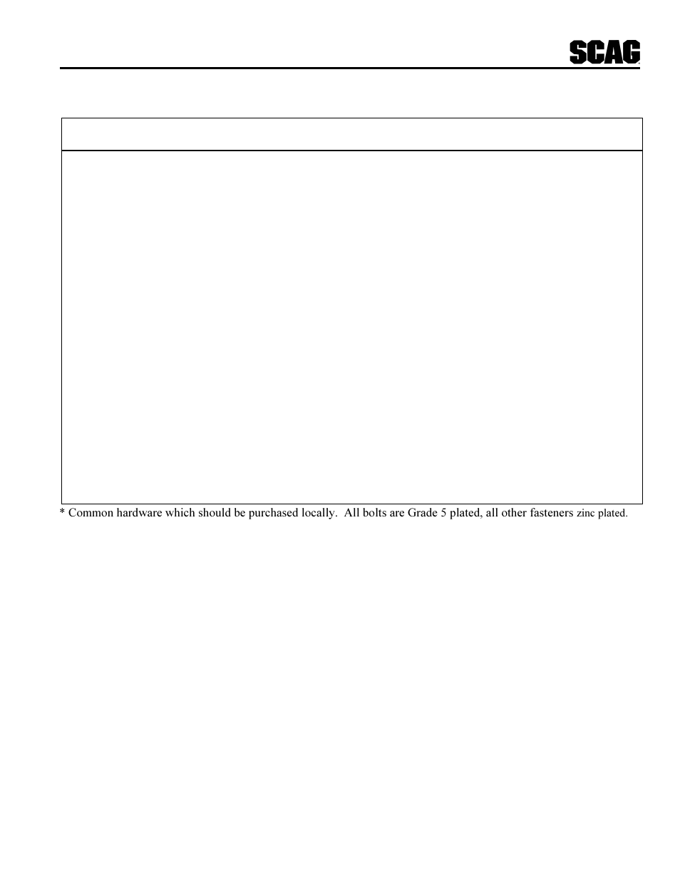 Scag Power Equipment SWU User Manual | Page 27 / 40