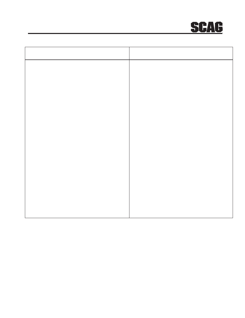 48v & 52v cutter decks | Scag Power Equipment SWZV User Manual | Page 43 / 105