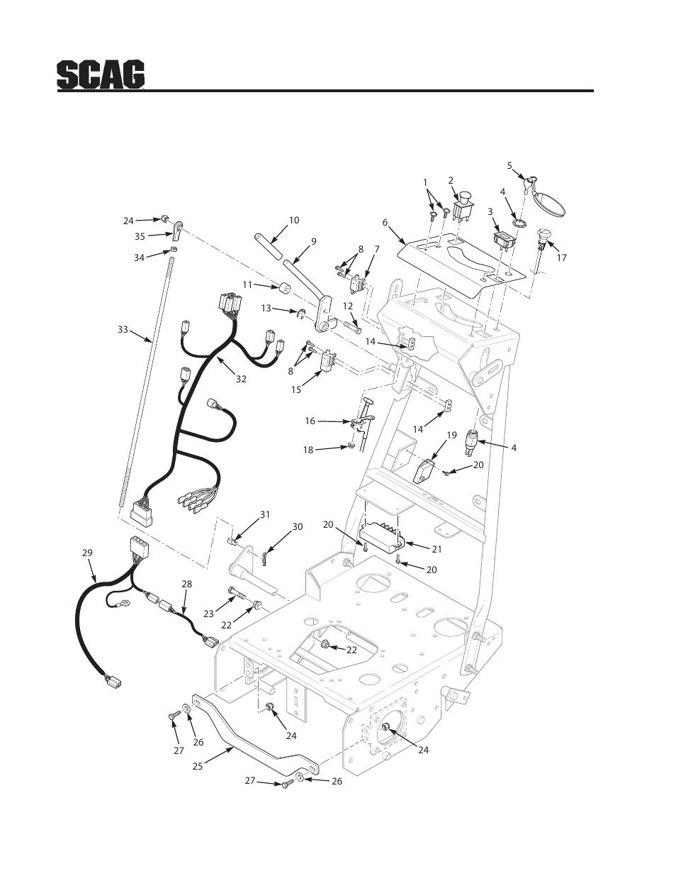 Scag Power Equipment SWZV User Manual | Page 54 / 105
