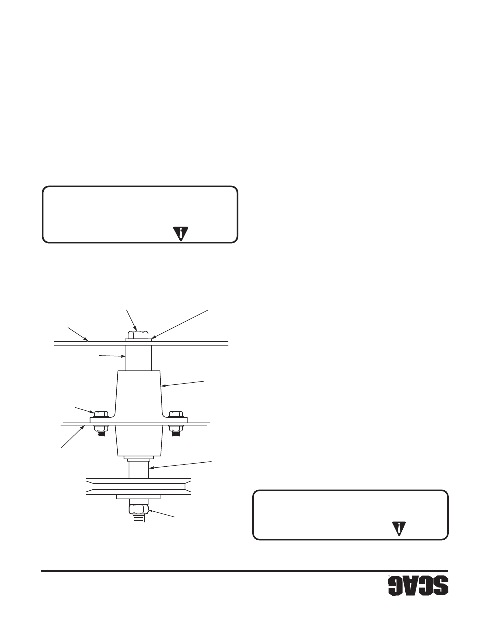 Adver tencia, Preca ución, Sección 7 36 | Scag Power Equipment SWZV User Manual | Page 66 / 105