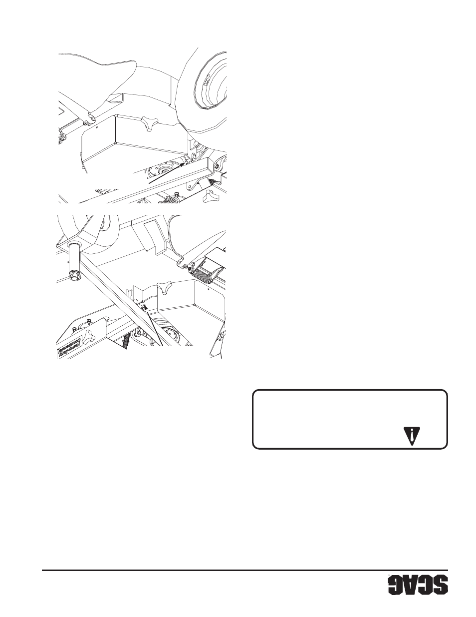 Adver tencia, Sección 6 24 | Scag Power Equipment SWZV User Manual | Page 78 / 105