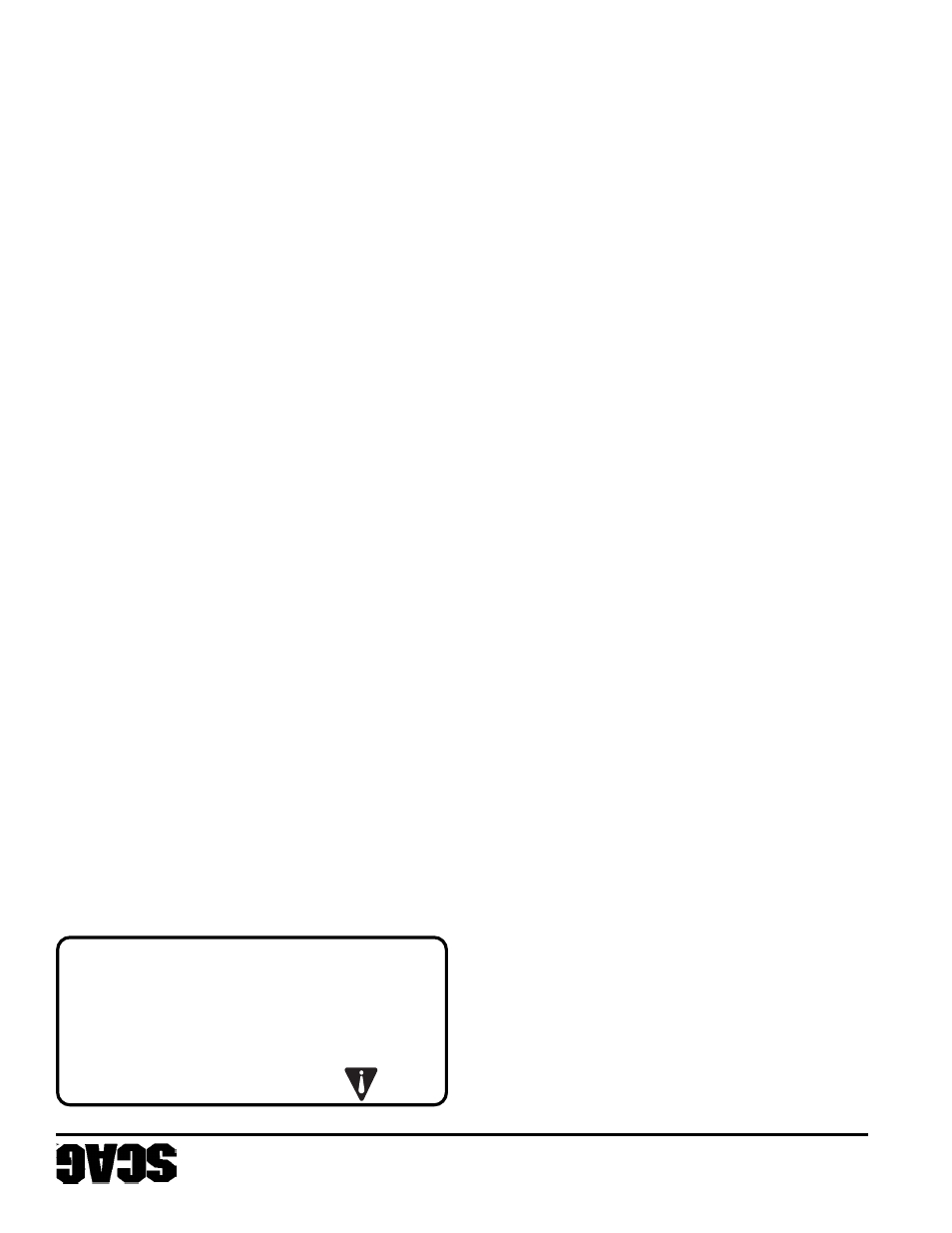 Adver tencia, Sección 4 13 | Scag Power Equipment SWZV User Manual | Page 89 / 105