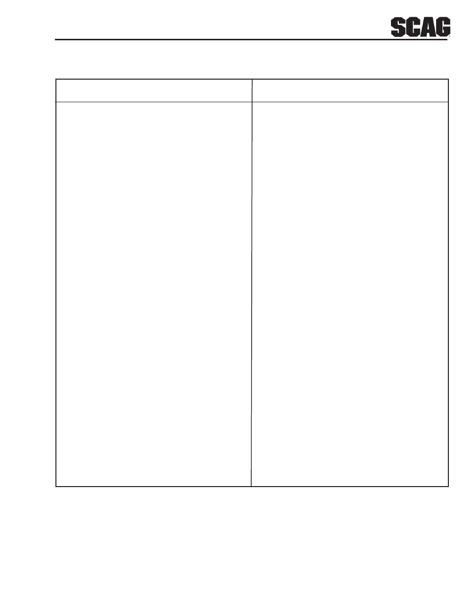 Scag Power Equipment SSZ User Manual | Page 21 / 41
