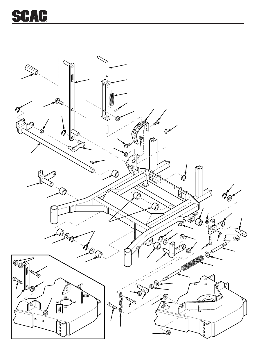 48" deck | Scag Power Equipment SSZ User Manual | Page 22 / 41
