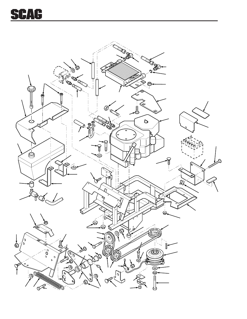 Traction drive components | Scag Power Equipment SSZ User Manual | Page 30 / 41